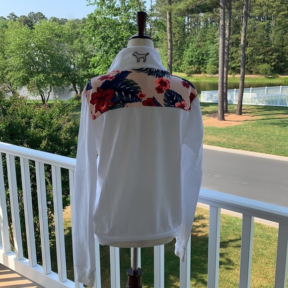 PINK Zip Up Pullover - Picture 2 of 3